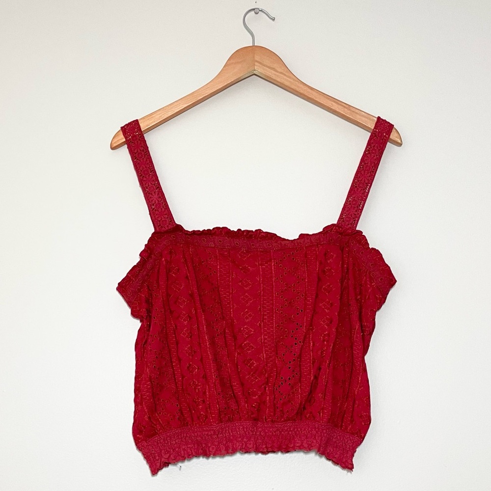 Final! NWT Anthropologie Soigne Eyelet Top